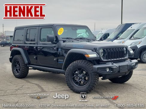 Used 2025 Jeep Wrangler Unlimited Sport S 4xe image 1