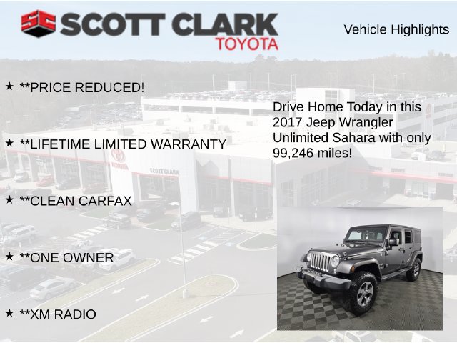 Used 2017 Jeep Wrangler Unlimited Sahara w/ Max Tow Package AWD/4WD image 13