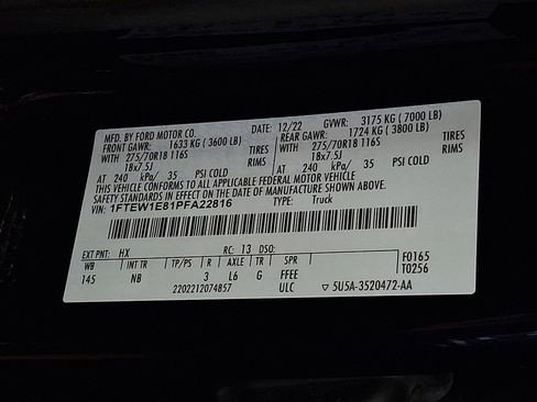 Used 2023 Ford F150 Tremor w/ Equipment Group 402A High AWD/4WD image 27