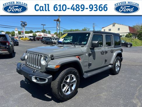 Used 2020 Jeep Wrangler Unlimited Sahara AWD/4WD image 1