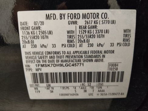 Used 2020 Ford Explorer XLT w/ Equipment Group 202A RWD image 33