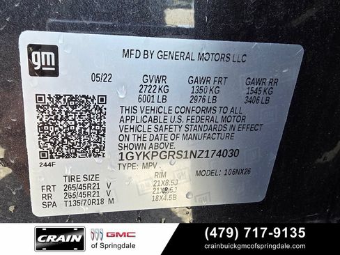 Used 2022 Cadillac XT6 Sport w/ Technology Package AWD/4WD image 34