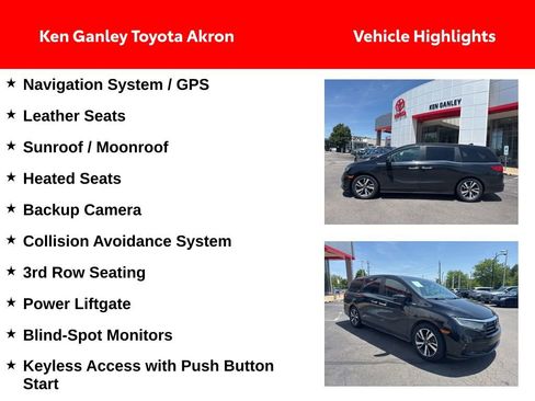 Used 2021 Honda Odyssey Touring image 2