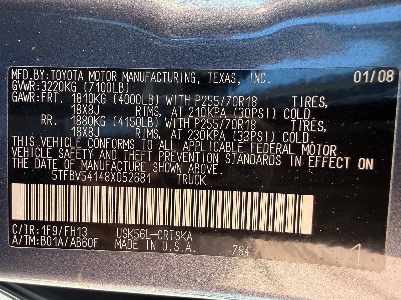 Used 2008 Toyota Tundra SR5 AWD/4WD image 39