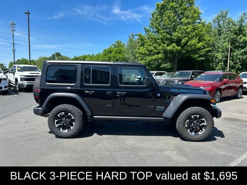 Used 2024 Jeep Wrangler Unlimited Rubicon 4xe w/ Technology Group AWD/4WD image 2