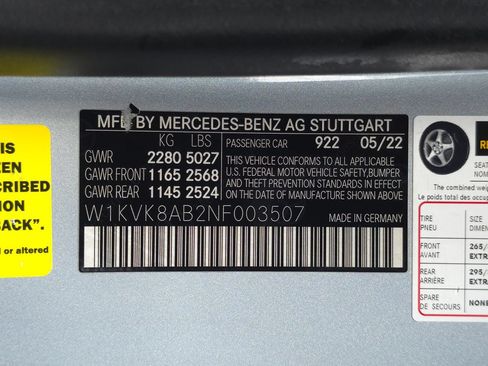 Used 2022 Mercedes-Benz SL 55 AMG 4MATIC image 79