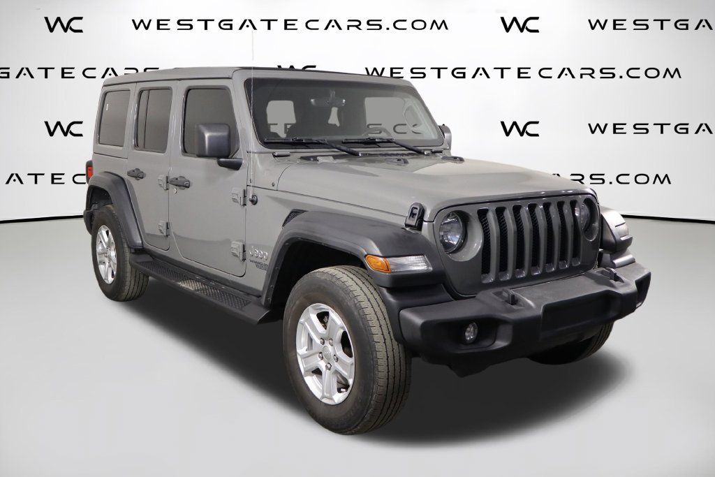 Used 2021 Jeep Wrangler Unlimited Sport w/ Sun And Sound Package AWD/4WD image 38