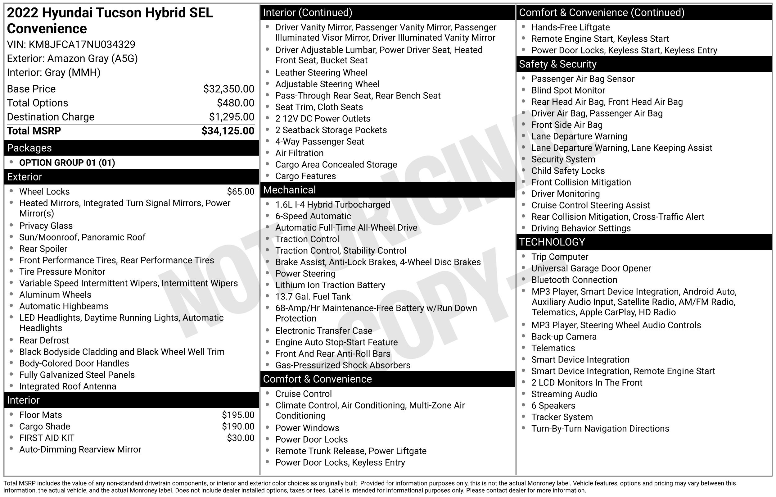 Used 2022 Hyundai Tucson SEL AWD/4WD image 2