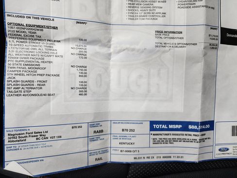 Used 2022 Ford F350 Lariat image 51