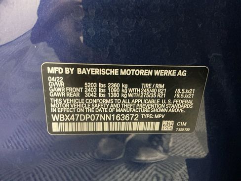 Certified 2022 BMW X3 sDrive30i w/ M Sport Package 2 image 33