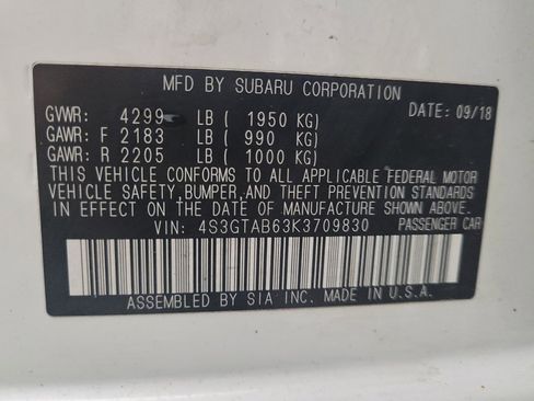 Used 2019 Subaru Impreza 2.0i w/ Eyesight AWD/4WD image 33