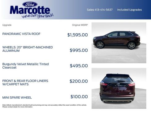 Used 2022 Ford Edge Titanium AWD/4WD image 4
