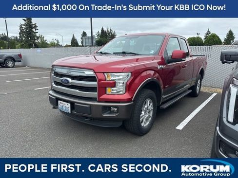 Used 2015 Ford F150 Lariat w/ Equipment Group 501A Mid AWD/4WD image 1