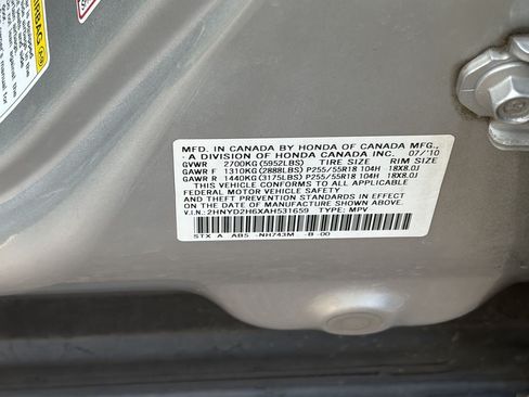 Used 2010 Acura MDX w/ Technology Package AWD/4WD image 13
