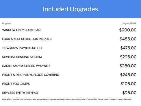 New 2024 Ford Transit 150 Low Roof w/ Load Area Protection Package image 42