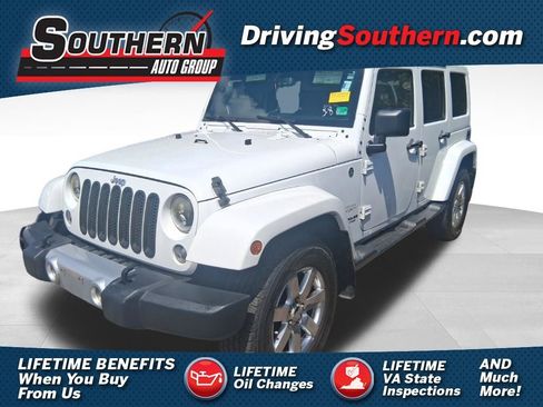 Used 2015 Jeep Wrangler Unlimited Sahara w/ Connectivity Group AWD/4WD image 1