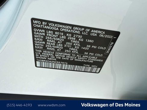 Used 2022 Volkswagen Atlas SEL image 22