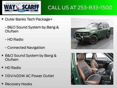 New 2025 Ford Bronco Sport Outer Banks w/ Sasquatch Outer Banks Package image 18