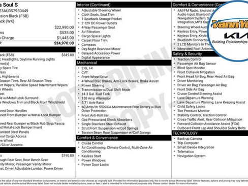 New 2025 Kia Soul S image 29