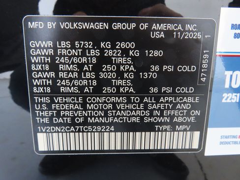 Used 2026 Volkswagen Atlas SE FWD image 27