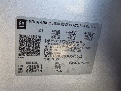 Used 2018 GMC Sierra 1500 SLT w/ Texas SLT Premium Package image 33