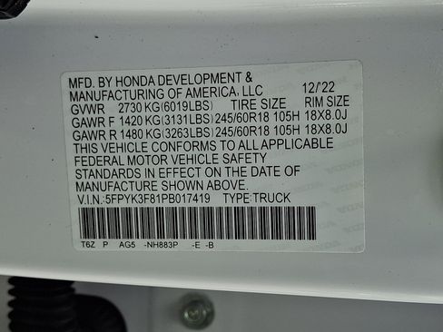 Used 2023 Honda Ridgeline Black Edition image 29