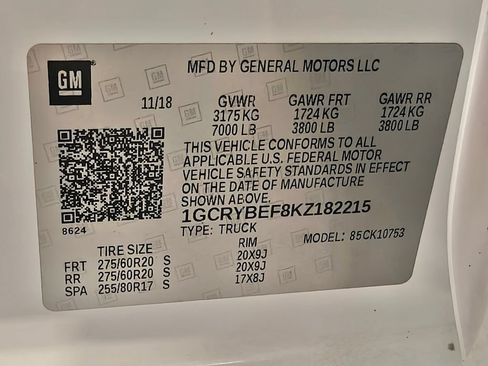 Used 2019 Chevrolet Silverado 1500 Custom w/ Trailering Package AWD/4WD image 51