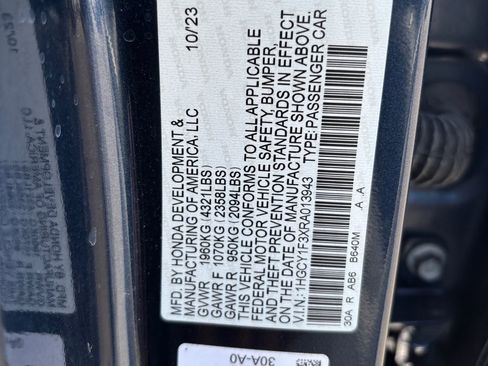 Used 2024 Honda Accord EX image 31