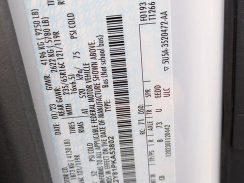 Certified 2023 Ford Transit 350 XLT image 29