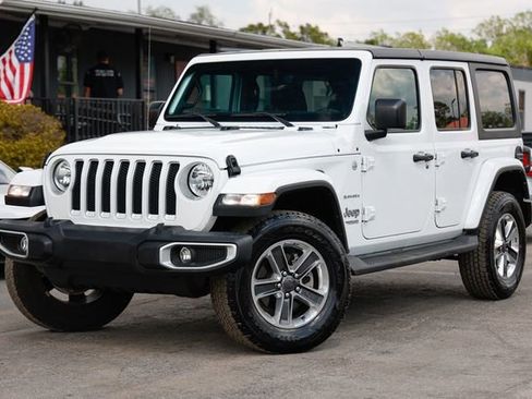 Used 2022 Jeep Wrangler Unlimited Sahara w/ Cold Weather Group image 1