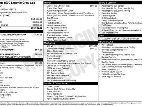 Used 2022 RAM 1500 Laramie AWD/4WD image 43