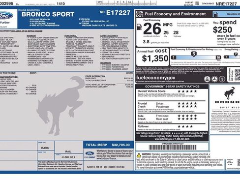 Used 2022 Ford Bronco Sport Big Bend AWD/4WD image 12