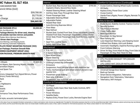 Used 2016 GMC Yukon XL SLT w/ Open Road Package image 31