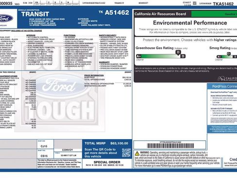 New 2026 Ford Transit 350 148 High Roof Extended DRW RWD image 22