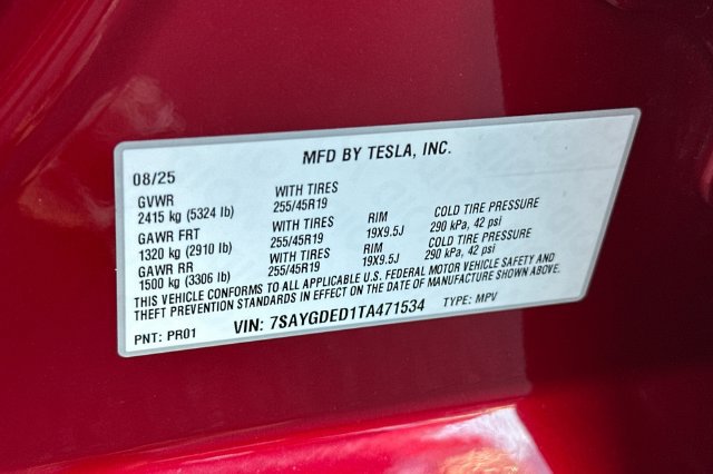 Used 2026 Tesla Model Y 2WD image 32