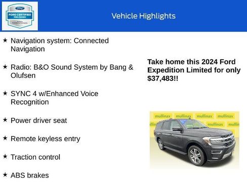 Certified 2024 Ford Expedition Limited AWD/4WD image 10