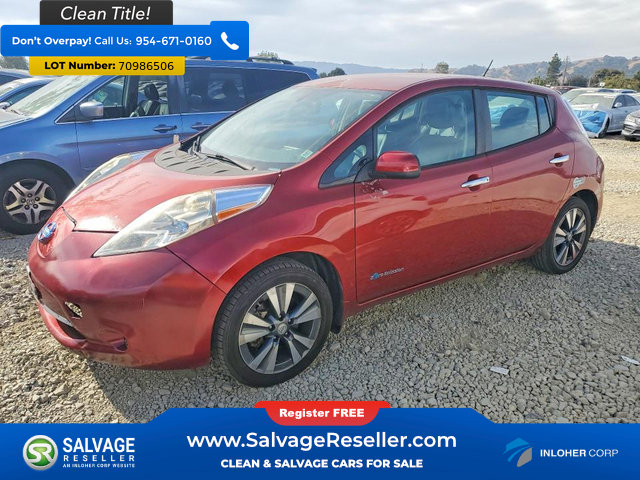 Used 2015 Nissan Leaf SL w/ Premium Package FWD image 1