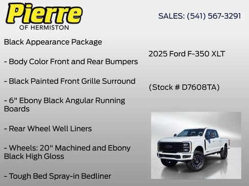 Used 2025 Ford F350 XLT w/ Black Appearance Package AWD/4WD image 6