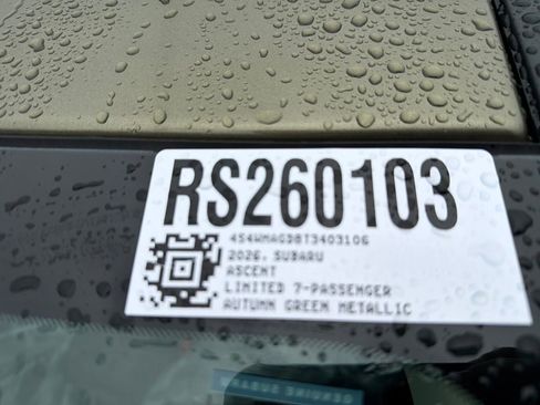 New 2026 Subaru Ascent Limited image 12