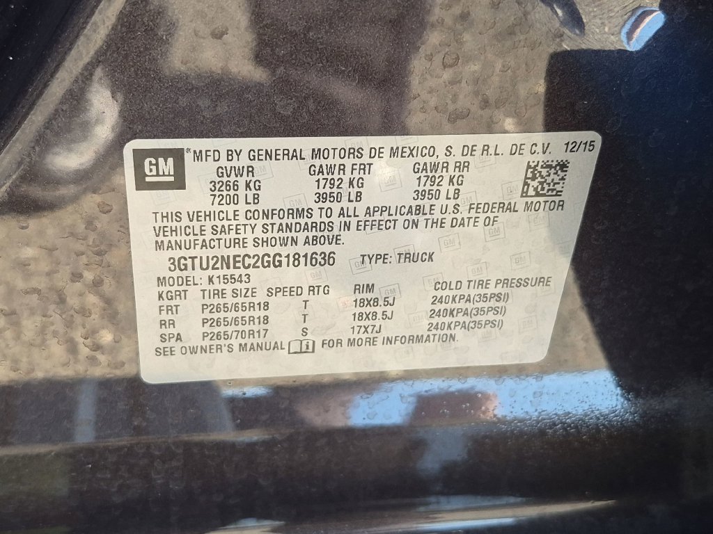 Used 2016 GMC Sierra 1500 SLT AWD/4WD image 27