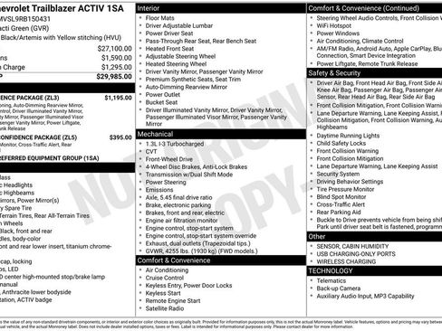 Used 2024 Chevrolet TrailBlazer ACTIV w/ Convenience Package image 6