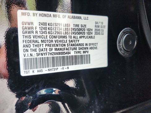 Used 2019 Honda Passport Sport image 36