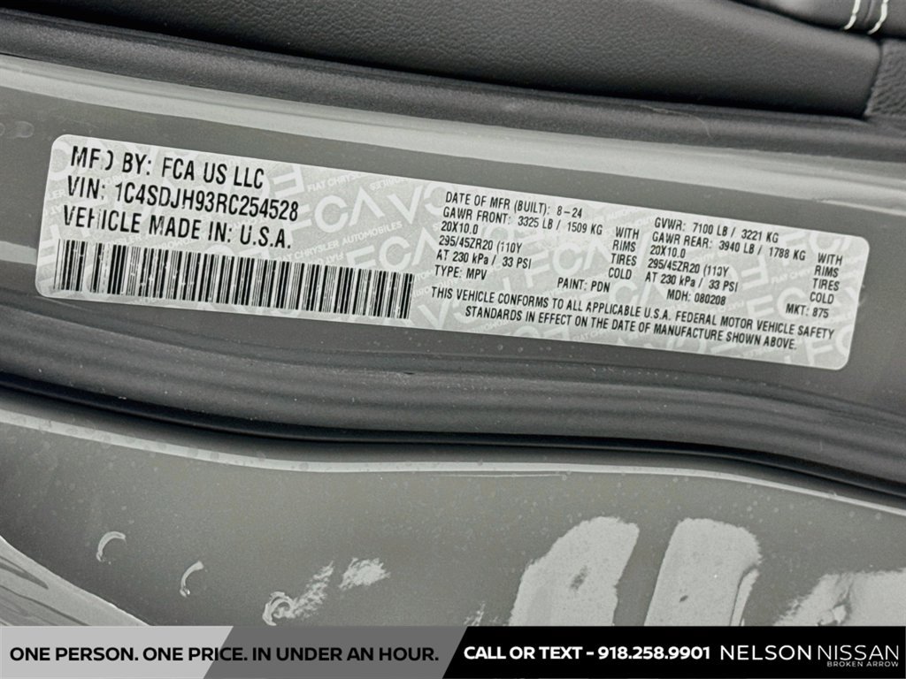 Used 2024 Dodge Durango SRT Hellcat AWD/4WD image 34