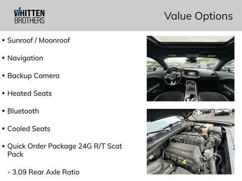 Used 2016 Dodge Challenger R/T Scat Pack w/ Leather Interior Group RWD image 4