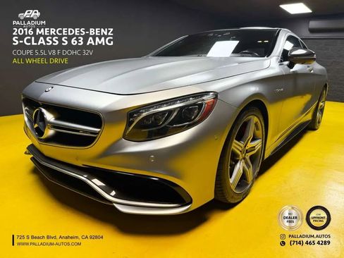 Used 2016 Mercedes-Benz S 63 AMG 4MATIC Coupe image 1