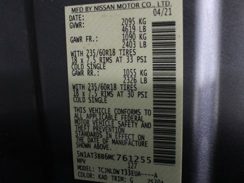 Used 2021 Nissan Rogue SV AWD/4WD image 36