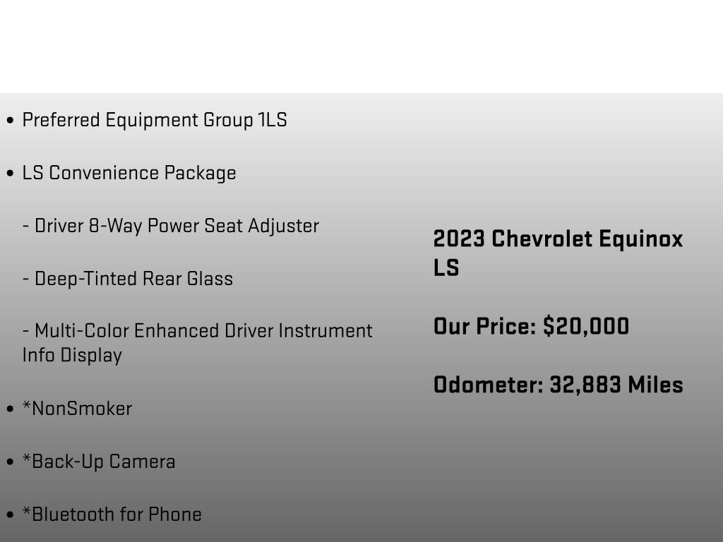 Used 2023 Chevrolet Equinox LS w/ LS Convenience Package AWD/4WD image 6