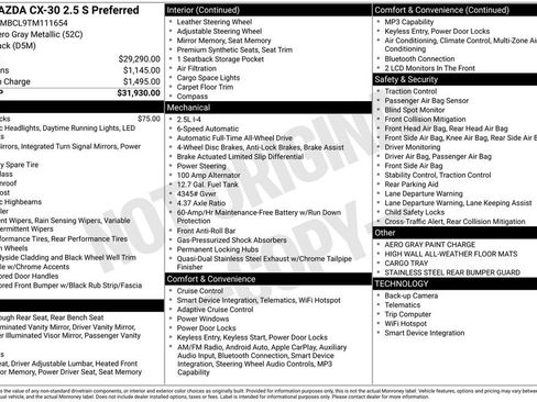 New 2026 MAZDA CX-30 AWD 2.5 S image 22