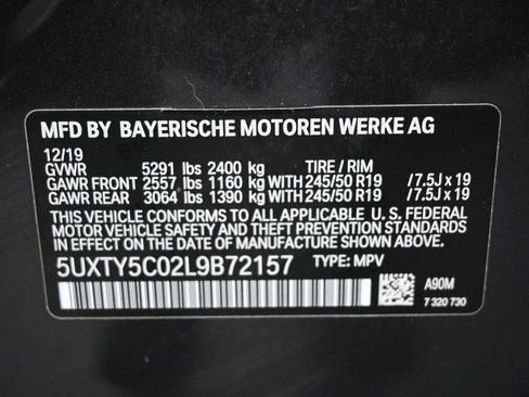 Used 2020 BMW X3 xDrive30i w/ Convenience Package AWD/4WD image 8