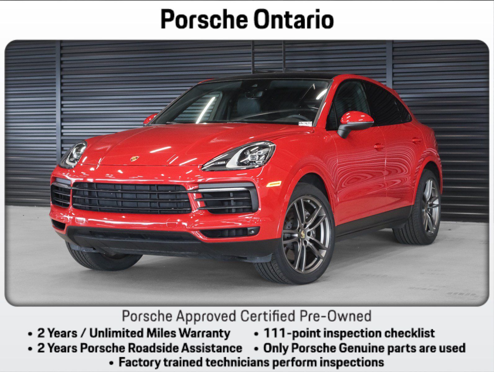 Certified 2023 Porsche Cayenne Coupe AWD/4WD image 1